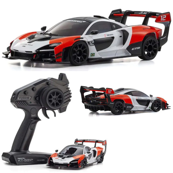 Kyosho 32340WR MINI-Z RWD Ready Set McLaren Senna GTR White / Red