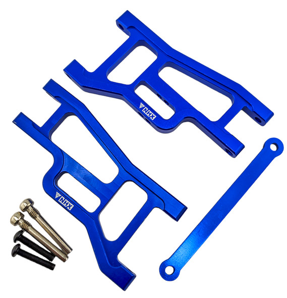 NHX RC Aluminum Front Suspension Arms for Traxxas 1967 C10 Drag Slash -Blue