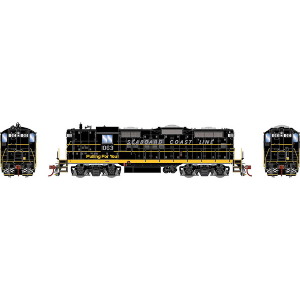 Athearn ATHG30632 GP18 Seaboard Coast Line #1063 Locomotive HO Scale