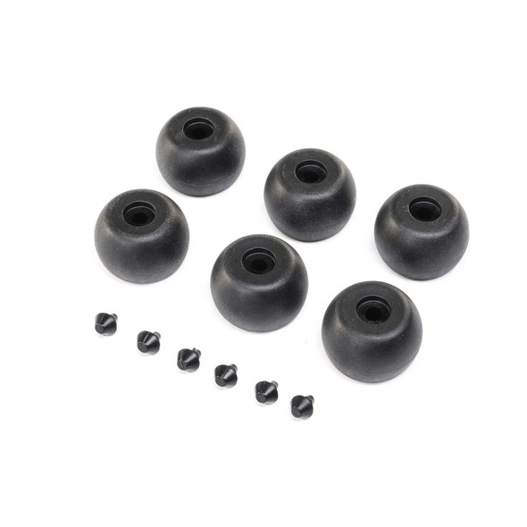 Losi LOS264003 Lean Bar Wheels & Stops (6) for Promoto-MX Losi LOS264003 Lean Bar Wheels & Stops (6) for Promoto-MX