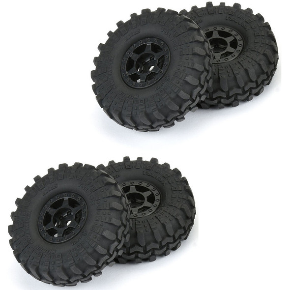 Pro-Line 10214-10 1/24 Super Swamper F/R 1.0" Tires MTD 7mm Black (4) SCX24