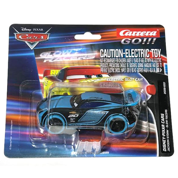 Carrera GO 64221 Disney-Pixar Cars - Jackson Storm - Glow Racers 1/43 Slot Car