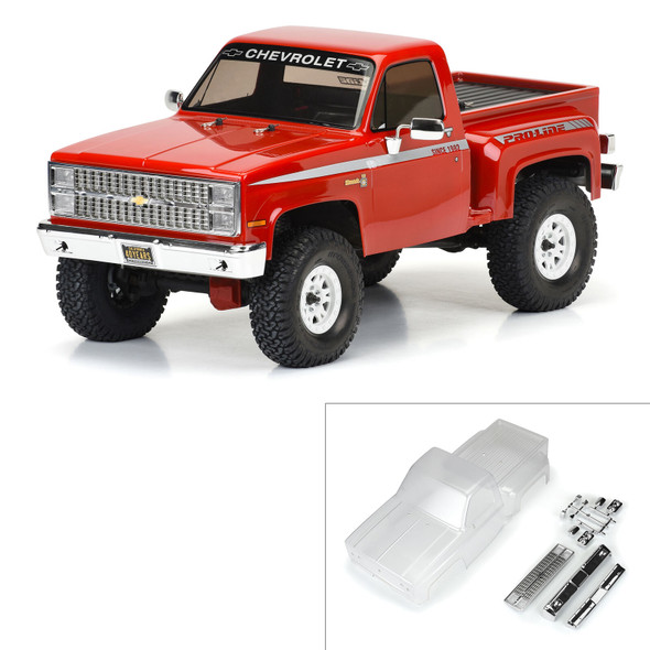 Pro-Line 3600-00 1982 Chevy K-10 Clear Body Set w/ Scale Molded Accessories