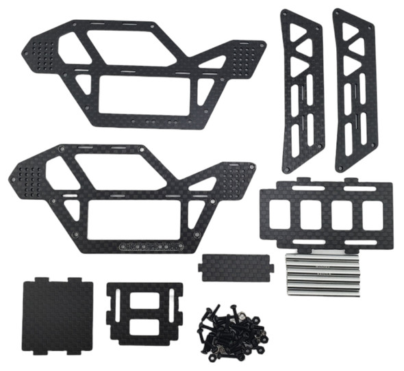 NHX RC Carbon Fiber Rock Racer Conversion Chassis Kit for SCX24