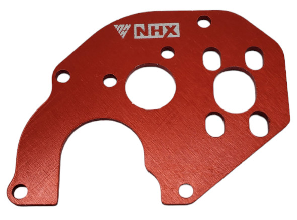 NHX RC Aluminum Modified Motor Plate for SCX24 Mini Brushed Motor -Red