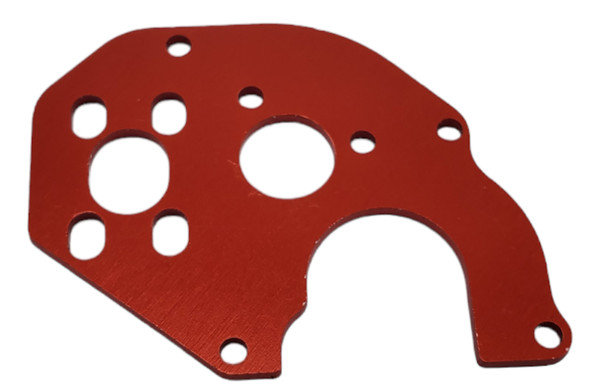 NHX RC Aluminum Modified Motor Plate for SCX24 Mini Brushed Motor -Red