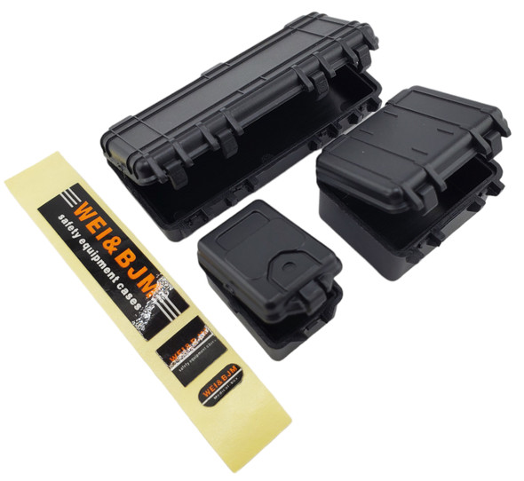 NHX RC 1/24 Mini Scale Accessories Cases for TRX-4M SCX24 -Black