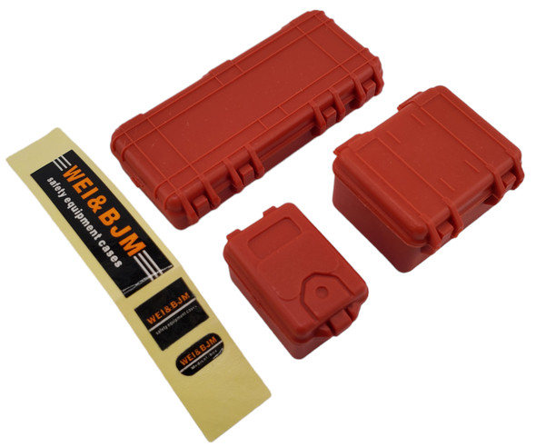 NHX RC 1/24 Mini Scale Accessories Cases for TRX-4M SCX24 -Red