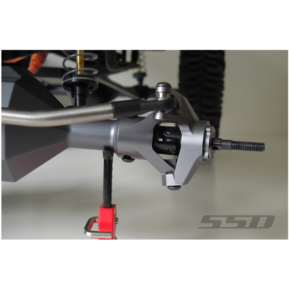 SSD RC SSD00107 Left / Right Pro Aluminum C Hubs Grey for Wraith / RR10
