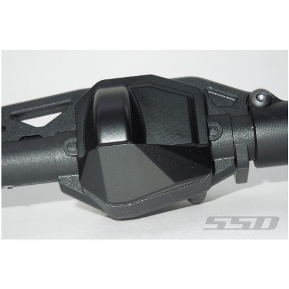 SSD RC SSD00504 HD Brass Straight Axle Diff Cover Black for SCX10 III