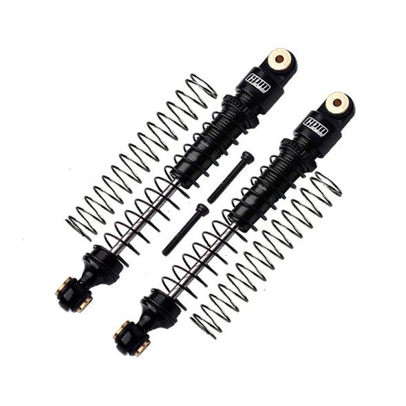GPM Alum Front or Rear Shock Absorbers 49mm Black (2) for Axial 1/24 AX24 XC-1