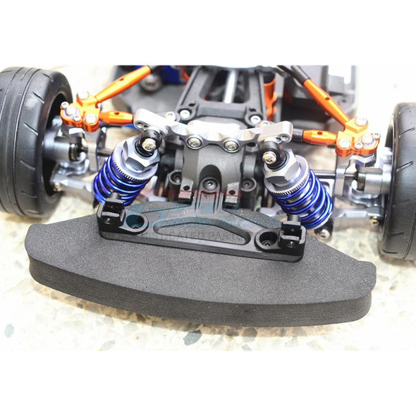 GPM Alum F/R Shock Towers + Fr 53mm + Rr 50mm Oil Filled Shock Silver for 4-Tec 2.0/3.0