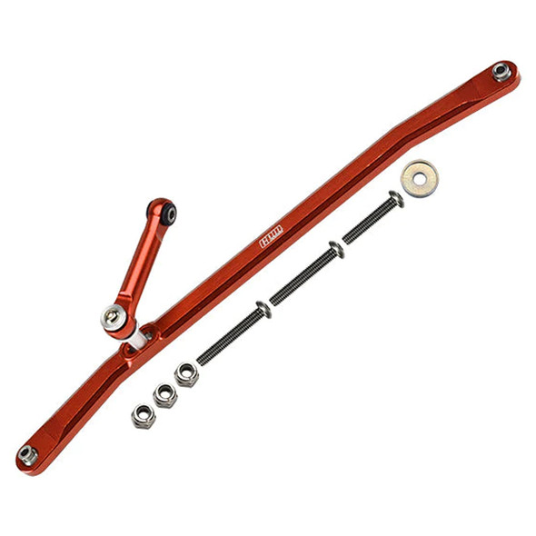 GPM Aluminum Front Steering Tie Rods Orange for Losi 1:8 LMT Monster Truck