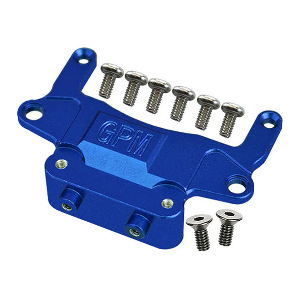 GPM Aluminum 6061-T6 Rear Gear Box Lower Tray Blue for Kyosho R/C MINI Z