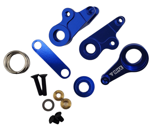 NHX RC Alum Steering Saver Bellcrank Set for Traxxas 1967 C10 Drag Slash -Blue