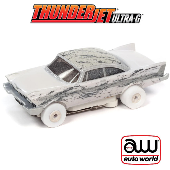 Auto World Thunderjet Christine - 1958 Plymouth Fury After Fire iWheels HO Slot Car