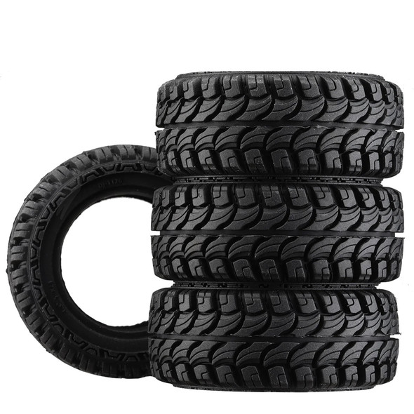 GPM 1.33 Inch High Adhesive Crawler Rubber Tires 58x24mm w/Foam Inserts for TRX4M