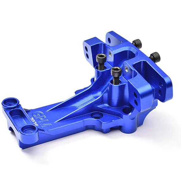 GPM Aluminum 7075-T6 Front Upper Bulkhead Blue for 1/5 Traxxas XRT / X-Maxx GPM Aluminum 7075-T6 Front Upper Bulkhead Blue for 1/5 Traxxas XRT / X-Maxx