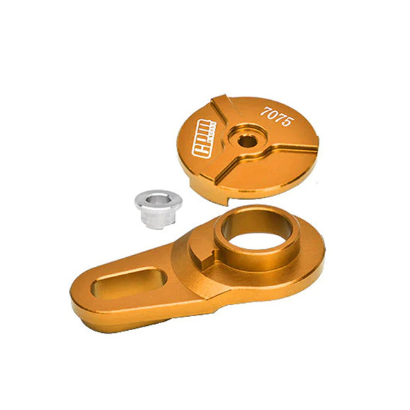 GPM Racing Aluminum 7075 Servo Saver Assembly 23T Gold for Losi 1/4 Promoto-MX