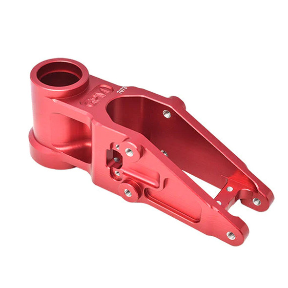 GPM Racing Aluminum 7075 Front Bulkhead Red for Losi 1/4 Promoto-MX