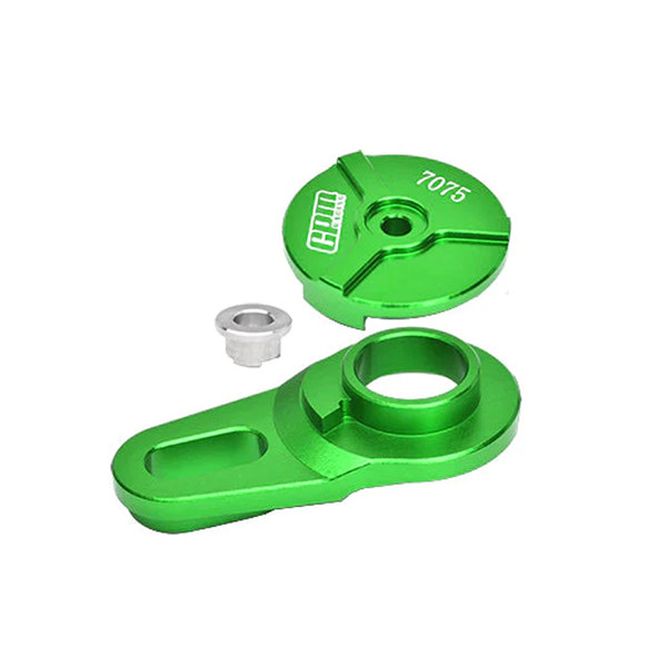 GPM Racing Aluminum 7075 Servo Saver Assembly 25T Green for Losi 1/4 Promoto-MX