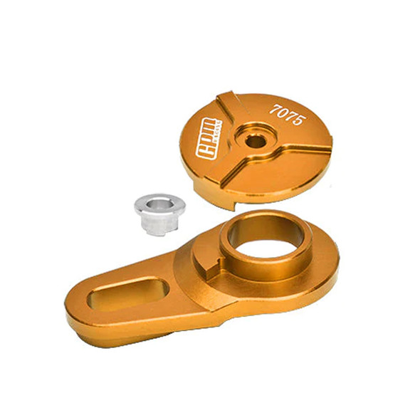 GPM Racing Aluminum 7075 Servo Saver Assembly 25T Gold for Losi 1/4 Promoto-MX