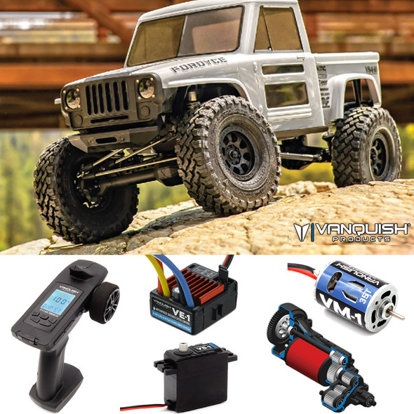 Vanquish VPS09012B VS4-10 Fordyce RTR Rock Crawler Kit - Grey