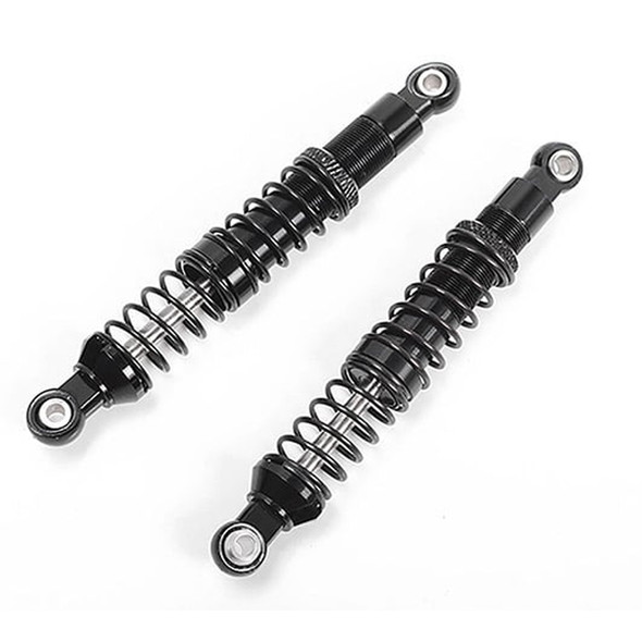 RC4WD Z-D0039 Dual Spring 80mm Scale Black Shocks (Ver 2)