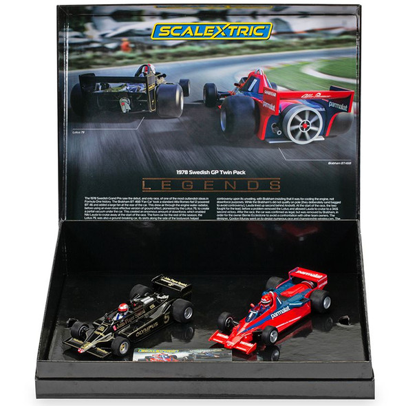 Scalextric C4392A 1978 Swedish Grand Prix Twin Pack 1/32 Slot Car