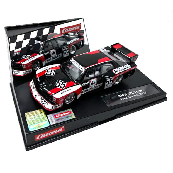 Carrera Evolution 27714 BMW 320 Turbo Flachbau Kraus-Team Schnitzer #55 1/32 Slot Car