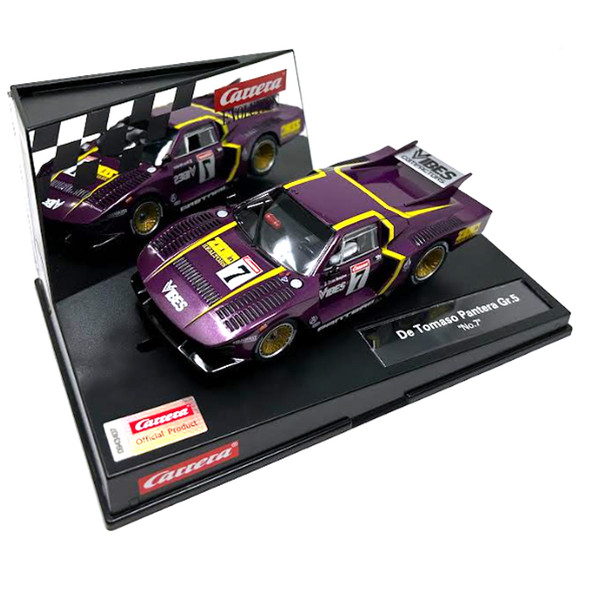 Carrera Evolution 27720 De Tomaso Pantera No.7 w/ Lights 1/32 Slot Car