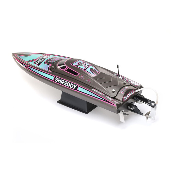 Pro Boat PRB08041V2T2 Recoil 2 V2 26" Self-Righting Brushless Deep-V RTR Shreddy Grey Boat