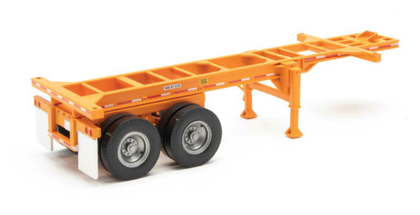 Walthers 949-4502 20' Container Chassis (2-Pack) Orange HO Scale