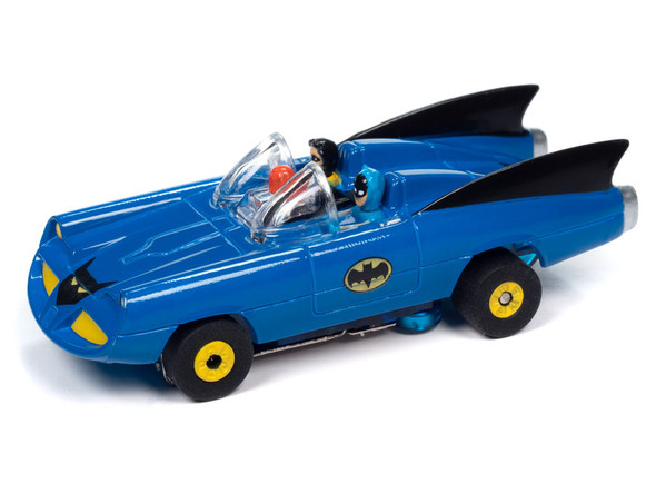 Auto World Thunderjet Comic Book 1968 Batmobile Blue HO Scale Slot Car