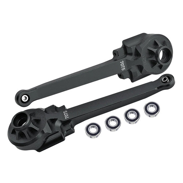 GPM Aluminum 7075 Rear Suspension Arms Black for Tamiya 1:10 BBX BB-01