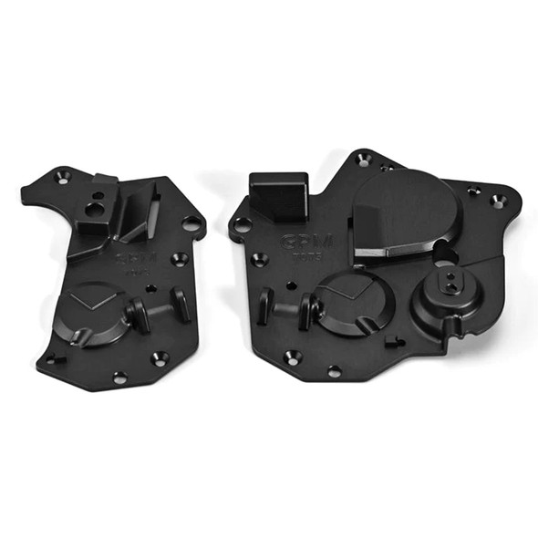GPM Racing Aluminum 7075 Chassis Side Cover Set Black for Losi 1/4 Promoto-MX
