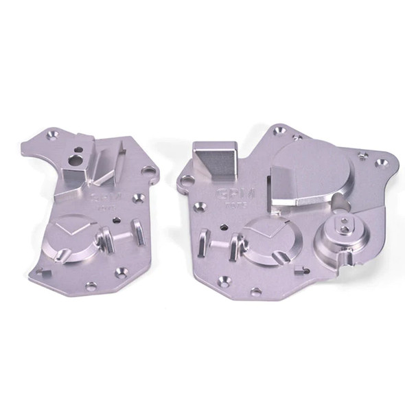 GPM Racing Aluminum 7075 Chassis Side Cover Set Silver for Losi 1/4 Promoto-MX