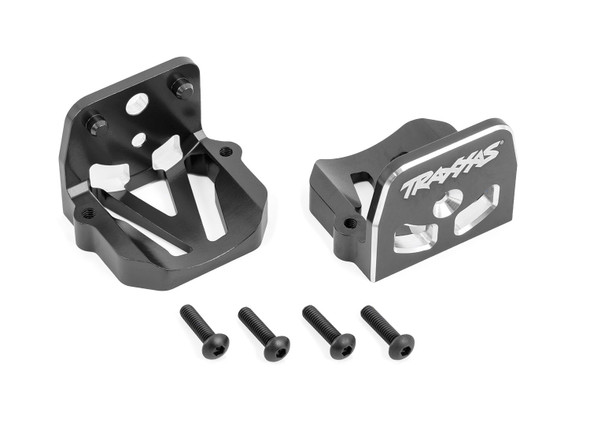 Traxxas 7760-GRAY Front & Rear Aluminum Motor Mounts Gray for XRT / X-Maxx