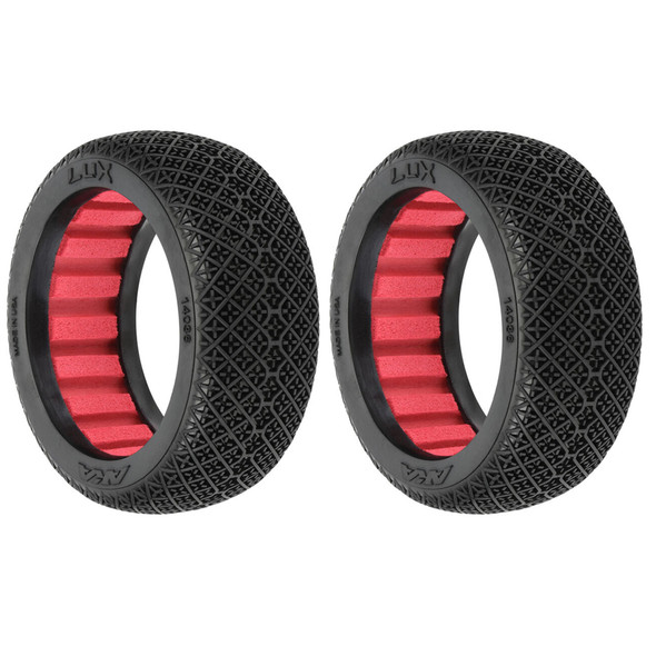 AKA Racing 14036QR 1/8 Lux Super Soft Long Wear Front/Rear Off-Road Buggy Tires (2)