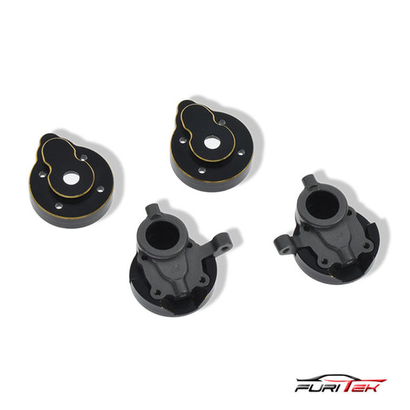 Furitek FUR-2421 Brass Rear & Front Hub Set Combo for Furitek FX118