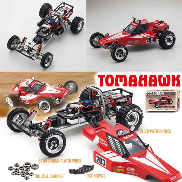 Kyosho 30615B 1/10 Tomahawk Off Road Racer Buggy Kit w/ Clear Body