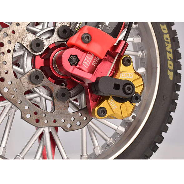 GPM Racing Aluminum 7075 Front Brake Caliper Green for Losi 1/4 Promoto-MX GPM Racing Aluminum 7075 Front Brake Caliper Green for Losi 1/4 Promoto-MX