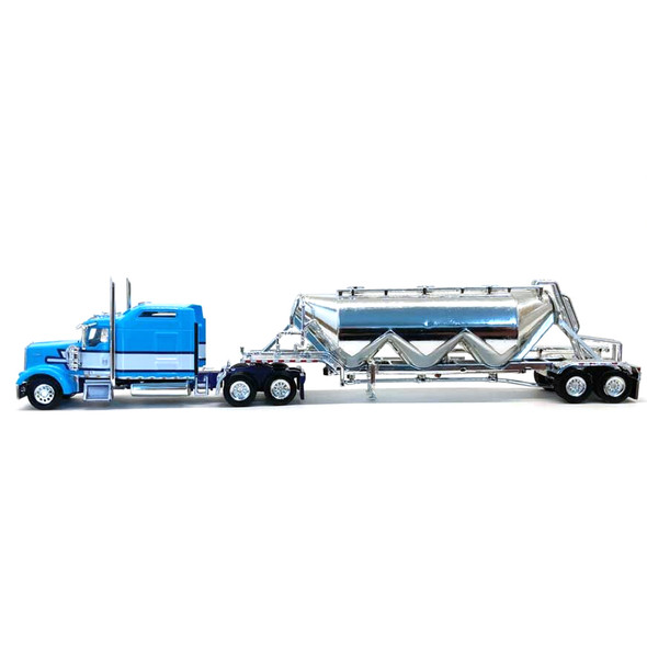 Trucks n Stuff Kenworth W900L Sleeper Cab Tractor w/Pneumatic Bulk Trailer HO Scale