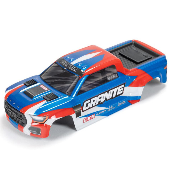 ARRMA ARA412001 1/18 Granite Grom Mega Painted Body Blue/Red