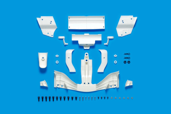 Tamiya 51603 RC Front / Rear Wing Set 2017 White for F104  PRO II