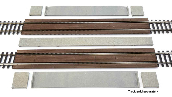 Walthers 948-83116 Modern Wood Crossing Kit (2Pcs) HO Scale