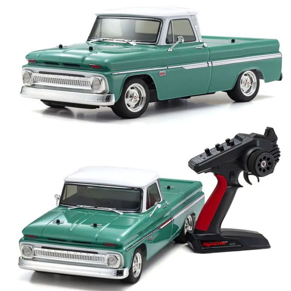 Kyosho 34435T1 1/10 RC 4WD FAZER Mk2 FZ02L 1966 Chevy C10 Fleetside Pickup Light Green