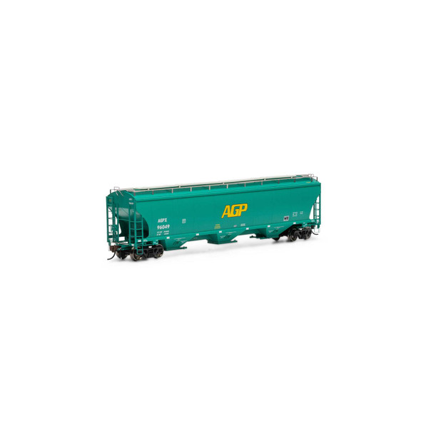 Athearn ATHG97156 Trinity Covered Hoppers - AGPX #96049 Freight Car HO Scale