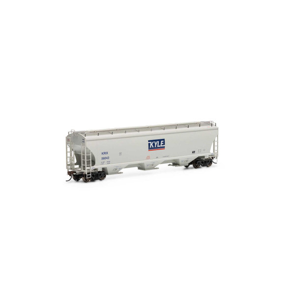 Athearn ATHG97160 Trinity Covered Hoppers - KRIX #56135 Freight Car HO Scale