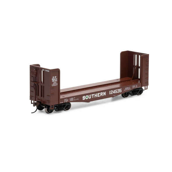 Athearn RND91461 40' Pulpwood Flat Freight Car - Southern #124535 HO Scale